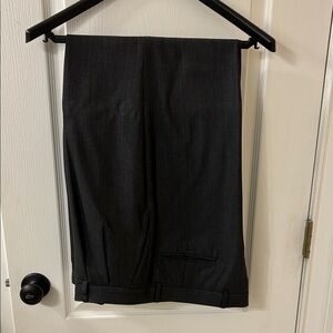 Joseph & Feiss Charcoal Flat Front Shorts